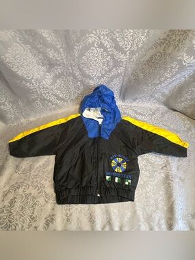 Vintage 90’s Climate Control Toddler Windbreaker Off shore Embroidery Sz 12 Mo